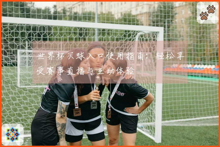 世界杯买球入口使用指南：轻松享受赛事直播与互动体验